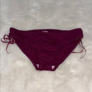 Malia Mills Women's Burgundy Swim Bottom Size 2